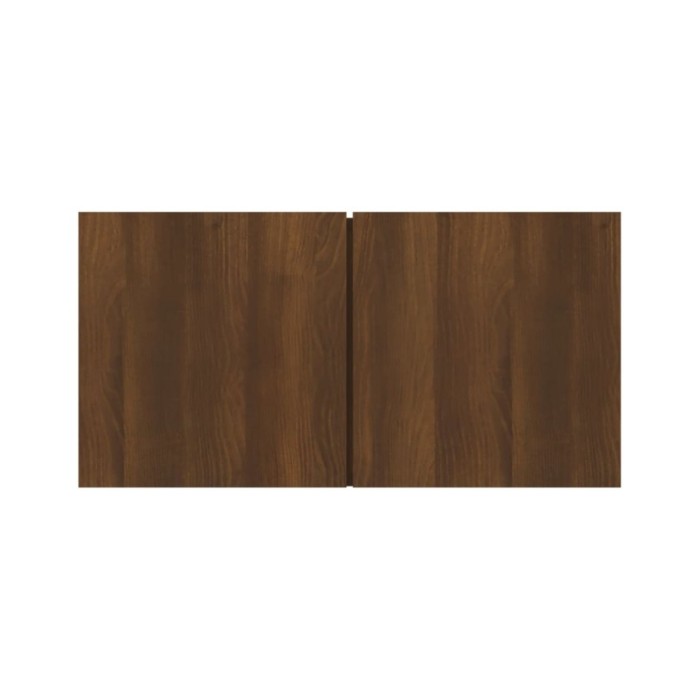 Meubles TV suspendus Chêne marron 3 pcs 60x30x30 cm Bois