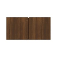 Meubles TV suspendus Chêne marron 3 pcs 60x30x30 cm Bois