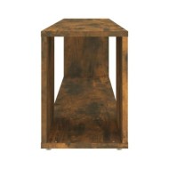 Meuble TV Chêne fumé 100x24x32 cm Bois d'ingénierie