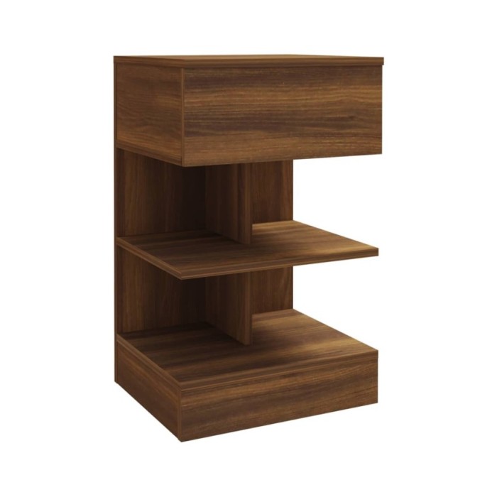Table de chevet Chêne marron 40x35x65 cm Bois d'ingénierie