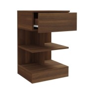Table de chevet Chêne marron 40x35x65 cm Bois d'ingénierie