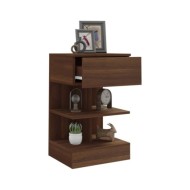 Table de chevet Chêne marron 40x35x65 cm Bois d'ingénierie