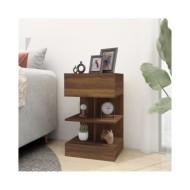 Table de chevet Chêne marron 40x35x65 cm Bois d'ingénierie