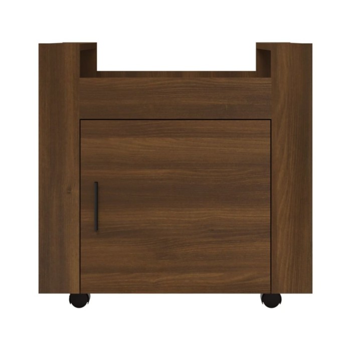 Chariot de bureau Chêne marron 60x45x60 cm Bois d'ingénierie