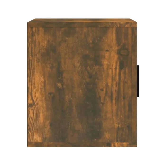 Meuble TV Chêne fumé 100x35x40 cm Bois d'ingénierie