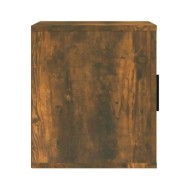Meuble TV Chêne fumé 100x35x40 cm Bois d'ingénierie