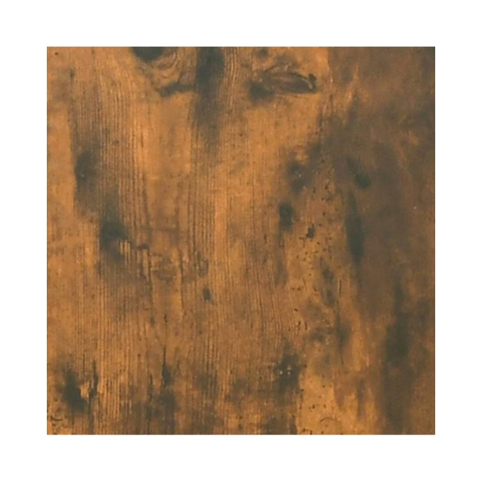 Meuble TV Chêne fumé 100x35x40 cm Bois d'ingénierie