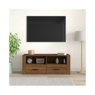 Meuble TV Chêne marron 100x35x40 cm Bois d'ingénierie