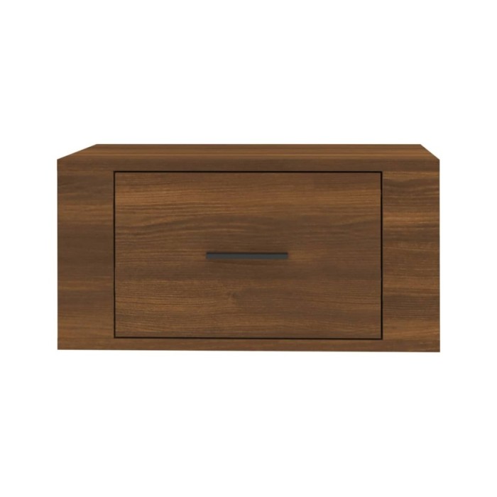 Tables de chevet murales 2 pcs Chêne marron 50x36x25 cm