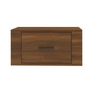 Tables de chevet murales 2 pcs Chêne marron 50x36x25 cm