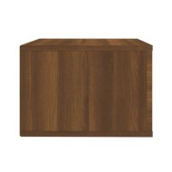 Tables de chevet murales 2 pcs Chêne marron 50x36x25 cm