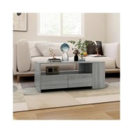 Table basse Sonoma gris 102x55x42 cm Bois d'ingénierie