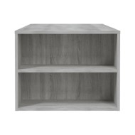 Table basse Sonoma gris 102x55x42 cm Bois d'ingénierie