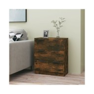 Buffet Chêne fumé 60x30x70 cm Bois d'ingénierie