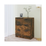 Buffet Chêne fumé 60x30x70 cm Bois d'ingénierie