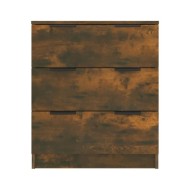 Buffet Chêne fumé 60x30x70 cm Bois d'ingénierie