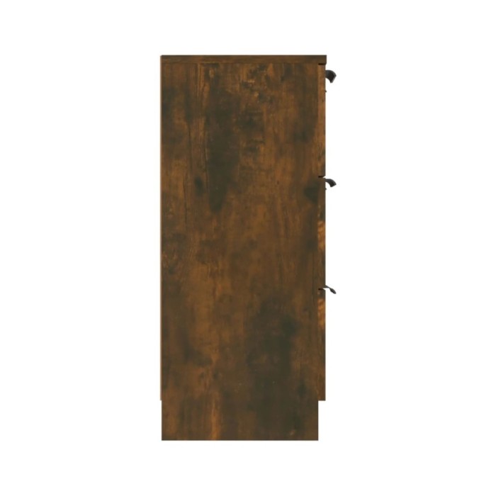 Buffet Chêne fumé 60x30x70 cm Bois d'ingénierie
