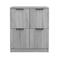 Buffet Sonoma gris 60x30x70 cm Bois d'ingénierie