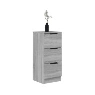 Buffets 2 pcs Sonoma gris 30x30x70 cm Bois d'ingénierie