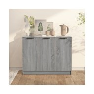 Buffet Sonoma gris 90,5x30x70 cm Bois d'ingénierie