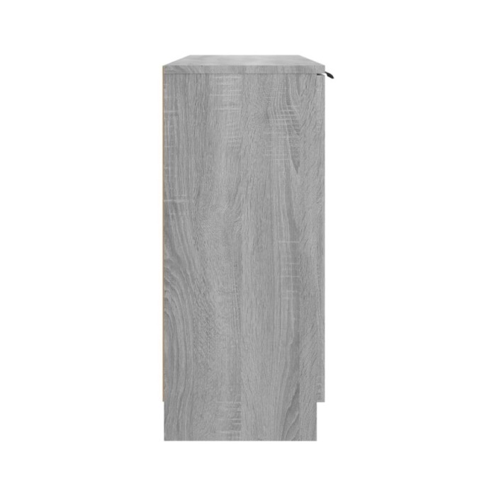 Buffet Sonoma gris 90,5x30x70 cm Bois d'ingénierie