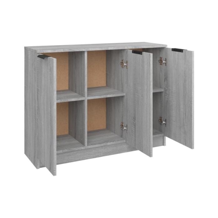 Buffet Sonoma gris 90,5x30x70 cm Bois d'ingénierie