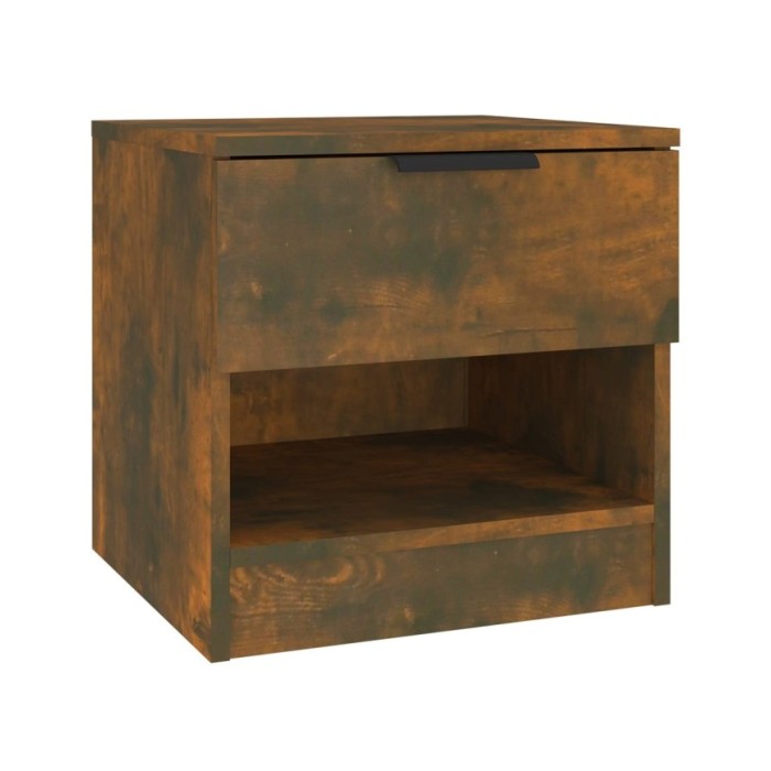 Table de chevet Chêne fumé Bois d'ingénierie