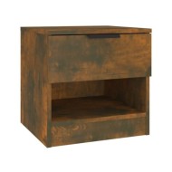 Table de chevet Chêne fumé Bois d'ingénierie