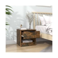 Table de chevet Chêne fumé Bois d'ingénierie