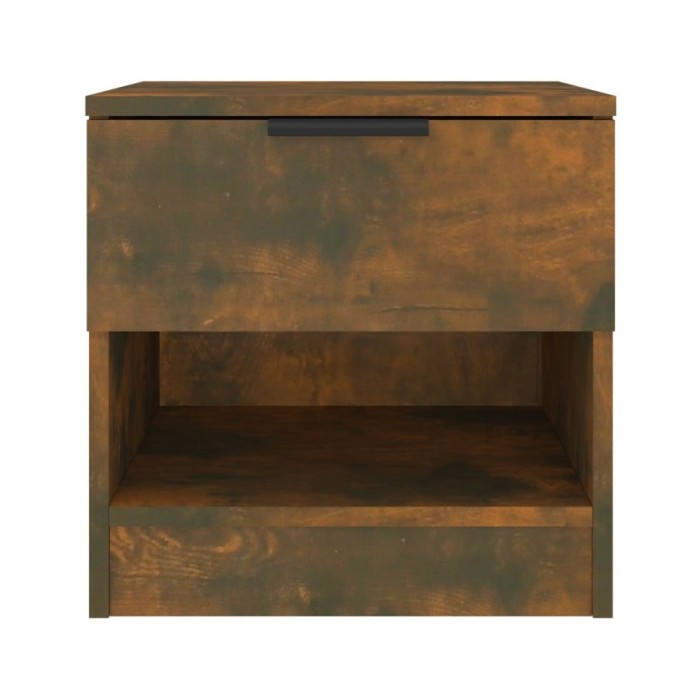 Table de chevet Chêne fumé Bois d'ingénierie