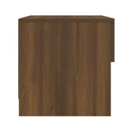 Tables de chevet 2 pcs Chêne marron Bois d'ingénierie