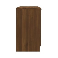 Armoire de bain Chêne fumé 64,5x33,5x59 cm Bois d'ingénierie