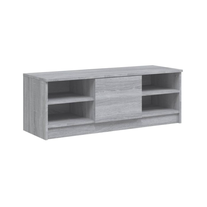 Meuble TV Sonoma gris 102x35,5x36,5 cm Bois d'ingénierie