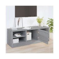 Meuble TV Sonoma gris 102x35,5x36,5 cm Bois d'ingénierie