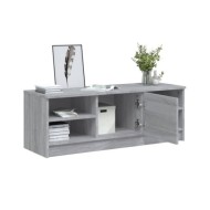Meuble TV Sonoma gris 102x35,5x36,5 cm Bois d'ingénierie