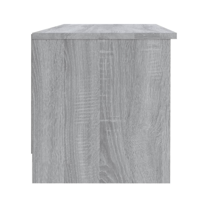 Meuble TV Sonoma gris 102x35,5x36,5 cm Bois d'ingénierie