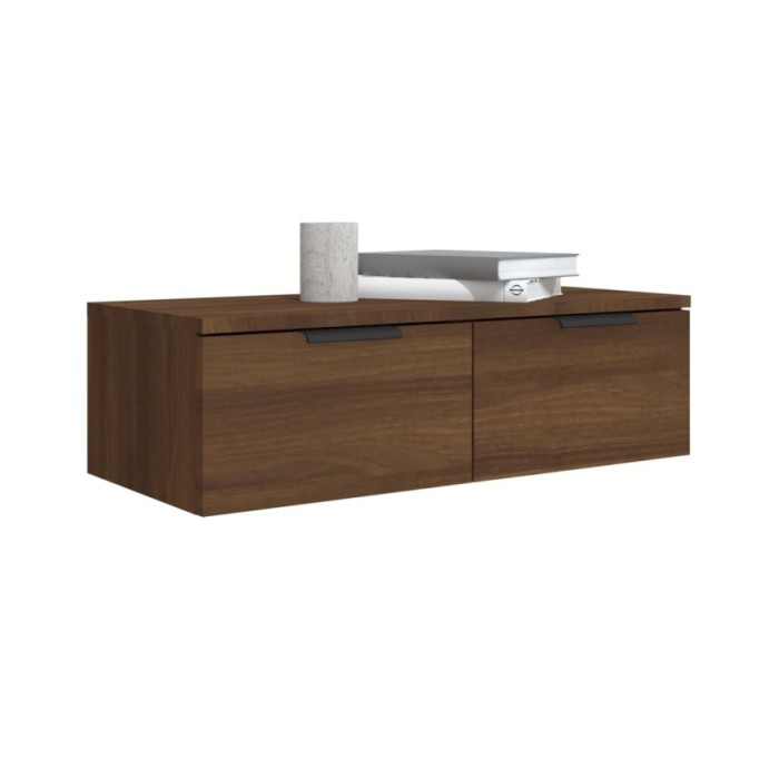 Armoire murale Chêne marron 68x30x20 cm Bois d'ingénierie