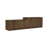 Meuble TV Chêne marron 158,5x36x45 cm Bois d'ingénierie