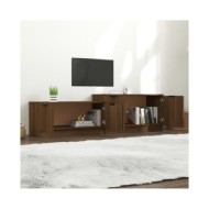 Meuble TV Chêne marron 158,5x36x45 cm Bois d'ingénierie