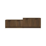 Meuble TV Chêne marron 158,5x36x45 cm Bois d'ingénierie