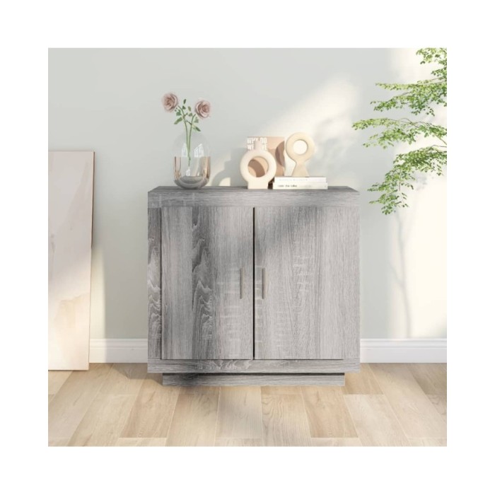 Buffet Sonoma gris 80x40x75 cm Bois d'ingénierie