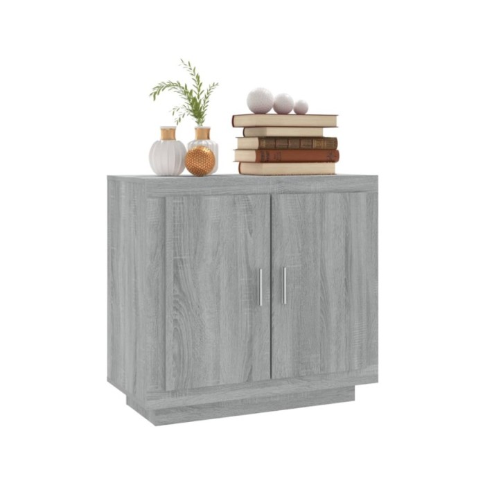 Buffet Sonoma gris 80x40x75 cm Bois d'ingénierie