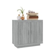 Buffet Sonoma gris 80x40x75 cm Bois d'ingénierie