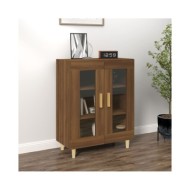 Buffet Chêne marron 69,5x34x90 cm Bois d'ingénierie