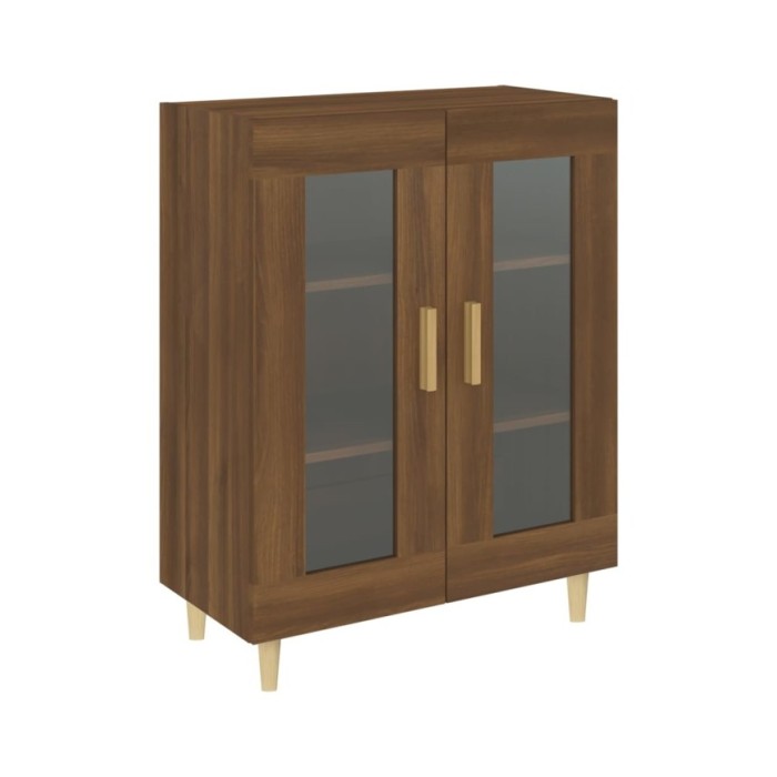Buffet Chêne marron 69,5x34x90 cm Bois d'ingénierie