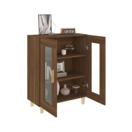 Buffet Chêne marron 69,5x34x90 cm Bois d'ingénierie
