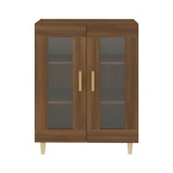 Buffet Chêne marron 69,5x34x90 cm Bois d'ingénierie