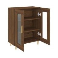 Buffet Chêne marron 69,5x34x90 cm Bois d'ingénierie