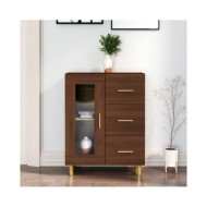 Buffet Chêne marron 69,5x34x90 cm Bois d'ingénierie