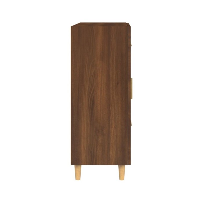 Buffet Chêne marron 69,5x34x90 cm Bois d'ingénierie